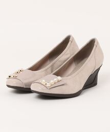 COMPOSITION9（コンポジションナイン）の「ビジューモチーフコンフォートウェッジパンプス（パンプス）」