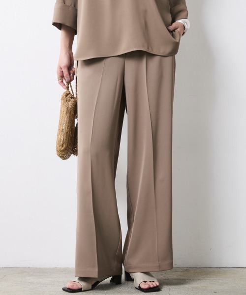 CHIC STYLE（シックスタイル）の「ワイドストレートパンツ＜大きいサイズ有＞シックスタイル（その他パンツ・レディース・アイボリー系/ブラック/モカ/ネイビー系・LL/3L/4L/5L/M/L）」の13枚目の写真