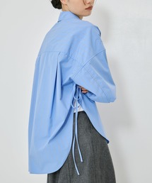 STUDIOUS（ステュディオス）の「【STUDIOUS/ステュディオス】Wide Stripe 2way Shirt/ワイドストライプツーウェイシャツ/くびれ効果/春服/ウォッシャブル/スタンドカラー対応（シャツ/ブラウス）」