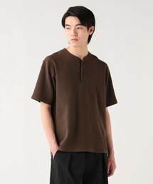 【ユニセックス】ワッフル 3B ヘンリー Tシャツ