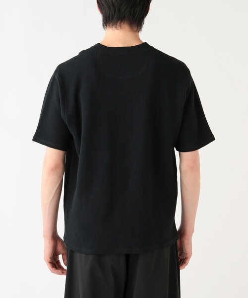 BEAMS HEART(ビームスハート)の「【ユニセックス】ワッフル 3B ヘンリー Tシャツ(Tシャツ/カットソー・メンズ・ホワイト/ダークブラウン/ブラック・SMALL/MEDIUM/LARGE)」の9枚目の写真