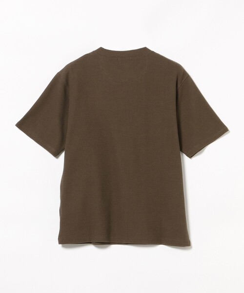BEAMS HEART(ビームスハート)の「【ユニセックス】ワッフル 3B ヘンリー Tシャツ(Tシャツ/カットソー・メンズ・ホワイト/ダークブラウン/ブラック・SMALL/MEDIUM/LARGE)」の22枚目の写真