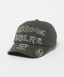 Somewhere Outside（サムウェアアウトサイド）の「＜Somewhere outside＞ Lettering CAP/キャップ（キャップ）」