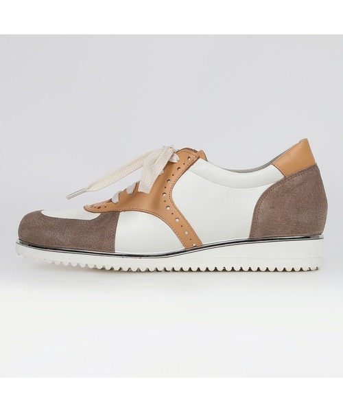 BARCLAY(バークレー)の「BARCLAY(バークレー)シルバーピーススニーカー(スニーカー・レディース・ホワイト系その他/ピンク系/シルバー系/アイボリー/ブラック・22cm/22.5cm/23cm/23.5cm/24cm/24.5cm)」の8枚目の写真