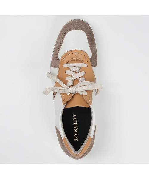 BARCLAY(バークレー)の「BARCLAY(バークレー)シルバーピーススニーカー(スニーカー・レディース・ホワイト系その他/ピンク系/シルバー系/アイボリー/ブラック・22cm/22.5cm/23cm/23.5cm/24cm/24.5cm)」の10枚目の写真