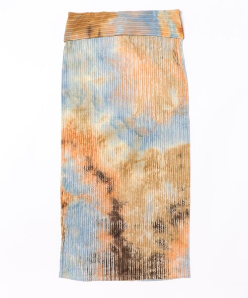 Desigual（デシグアル）の「テクスチャーロングスカート（スカート・レディース・ブラウン・S/M/L/XL/XS）」の2枚目の写真