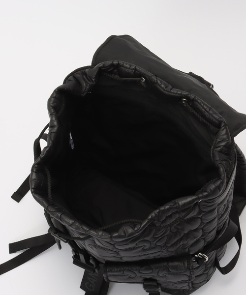 U by SPICK&SPAN（ユーバイスピックアンドスパン）の「GANNI / ガニー Re-Tech Quilted Backpack（バックパック/リュック・レディース・ブラック・FREE）」の13枚目の写真