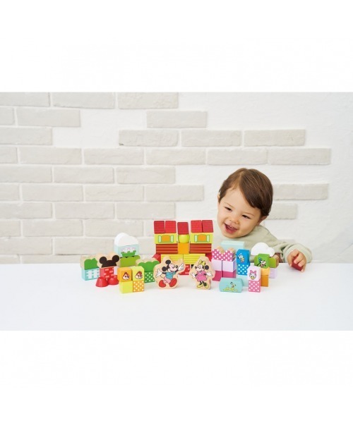 Disney（ディズニー）の「ディズニー木製つみき 60ピース ミッキー＆フレンズ（おもちゃ・キッズ・マルチ・FREE）」の3枚目の写真