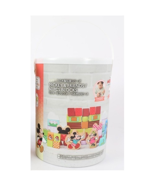 Disney（ディズニー）の「ディズニー木製つみき 60ピース ミッキー＆フレンズ（おもちゃ・キッズ・マルチ・FREE）」の4枚目の写真