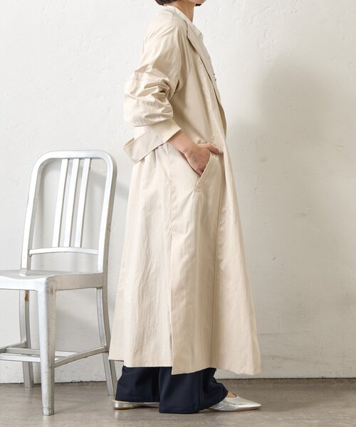 Jena espace merveilleux（ジェナ　エスパスメルヴェイユ）の「バックベルトロングCT（その他アウター・レディース・ベージュ/アイボリー・FREE）」の19枚目の写真