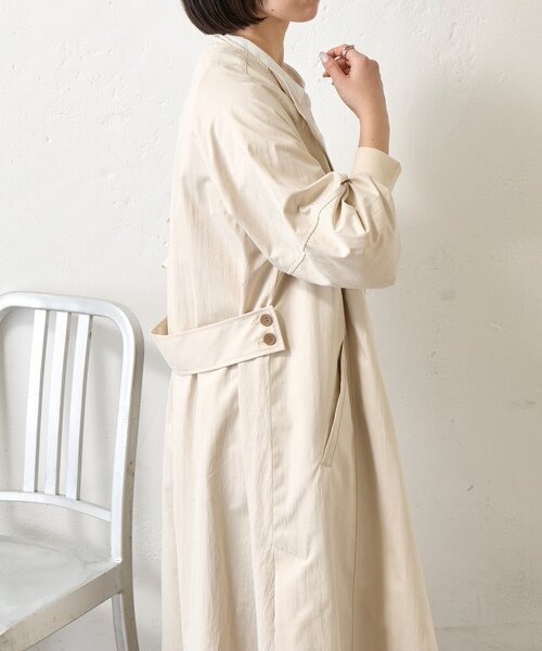 Jena espace merveilleux（ジェナ　エスパスメルヴェイユ）の「バックベルトロングCT（その他アウター・レディース・ベージュ/アイボリー・FREE）」の8枚目の写真