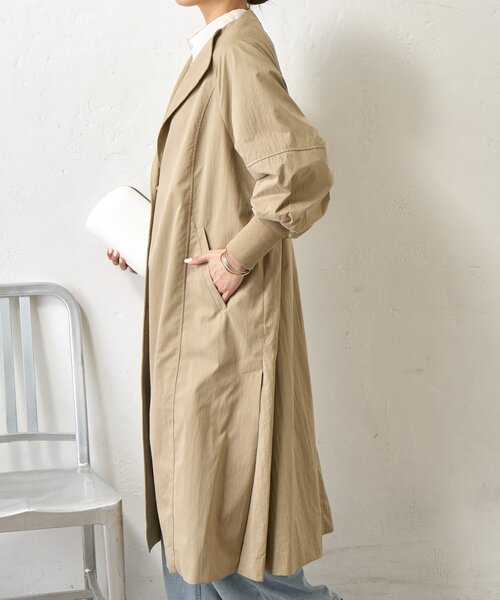Jena espace merveilleux（ジェナ　エスパスメルヴェイユ）の「バックベルトロングCT（その他アウター・レディース・ベージュ/アイボリー・FREE）」の22枚目の写真