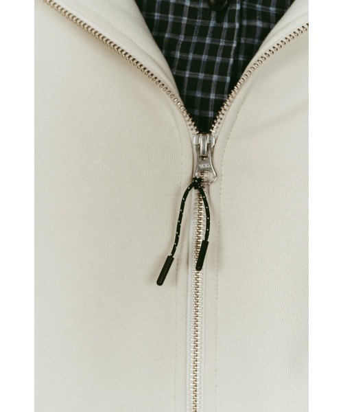 Knuth Marf（クヌースマーフ）の「pierced hooded sweatshirt（パーカー・レディース・ブルー/ライトベージュ/チャコール・FREE）」の10枚目の写真