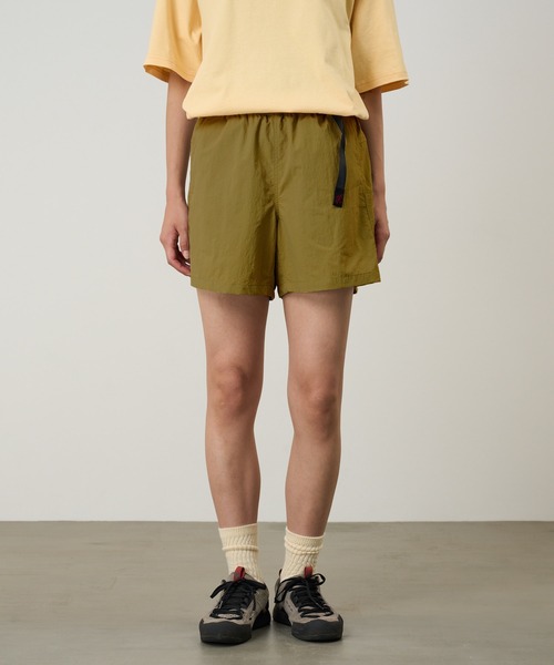 Gramicci(グラミチ)の「W’S NYLON ACTIVE SHORT|ウィメンズナイロンアクティブショーツ(その他パンツ・レディース・ブラック/ベージュ系その他/ブラウン系その他/ネイビー系/オレンジ系その他・L/M/S)」の1枚目の写真