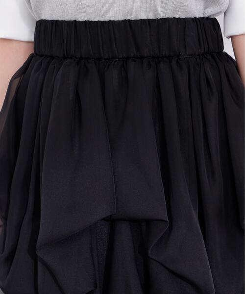 PROPORTION BODY DRESSING（プロポーションボディドレッシング）の「＜山内ともなさんコラボ＞タックバルーンスカート / 1216120306（スカート・レディース・ホワイト系その他/ブラック・P/S/MEDIUM/SMALL）」の10枚目の写真