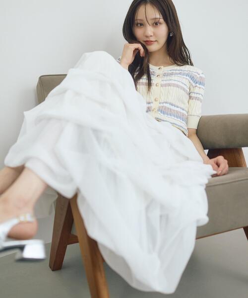 PROPORTION BODY DRESSING(プロポーションボディドレッシング)の「<山内ともなさんコラボ>タックバルーンスカート / 1216120306(スカート・レディース・ホワイト系その他/ブラック・P/S/MEDIUM/SMALL)」の22枚目の写真