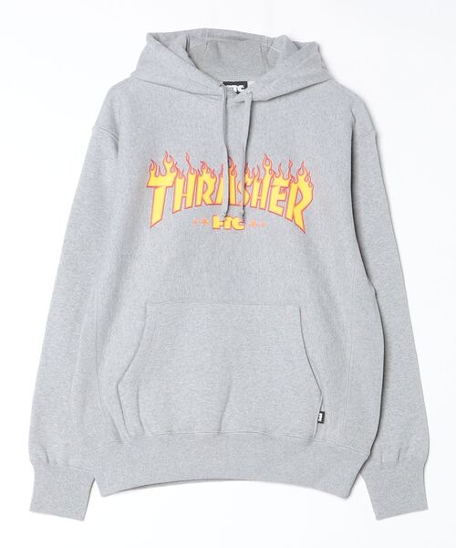 FTC（エフティーシー）の「"FTC x THRASHER" LOGO HOODY（パーカー・メンズ・ブラック/グレー・MEDIUM/LARGE/X-LARGE）」の2枚目の写真