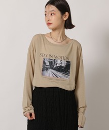 LAKOLE | シアーアソートグラフィック長袖 / 660046(Tシャツ/カットソー)