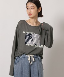 LAKOLE | シアーアソートグラフィック長袖 / 660046(Tシャツ/カットソー)