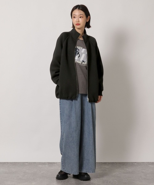 LAKOLE（ラコレ）の「シアーアソートグラフィック長袖 / 660046（Tシャツ/カットソー・レディース・ベージュ/オフホワイト/ライトブルー/チャコール・FREE）」の12枚目の写真