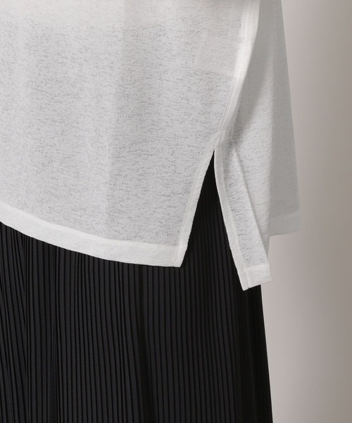 LAKOLE（ラコレ）の「シアーアソートグラフィック長袖 / 660046（Tシャツ/カットソー・レディース・ベージュ/オフホワイト/ライトブルー/チャコール・FREE）」の20枚目の写真