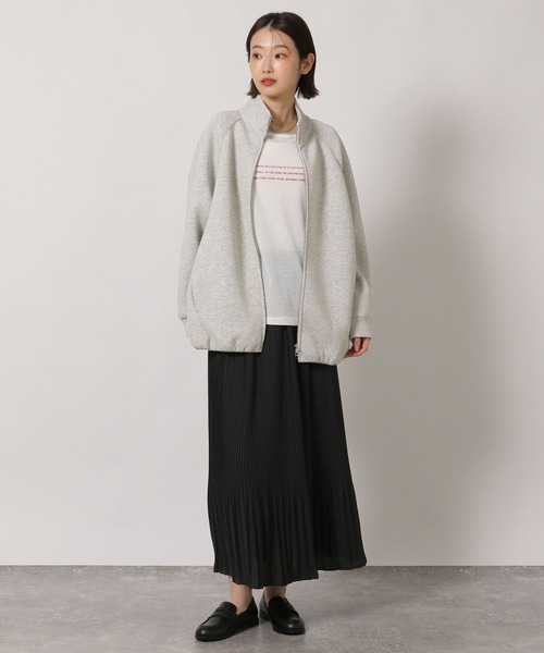 LAKOLE（ラコレ）の「シアーアソートグラフィック長袖 / 660046（Tシャツ/カットソー・レディース・ベージュ/オフホワイト/ライトブルー/チャコール・FREE）」の8枚目の写真