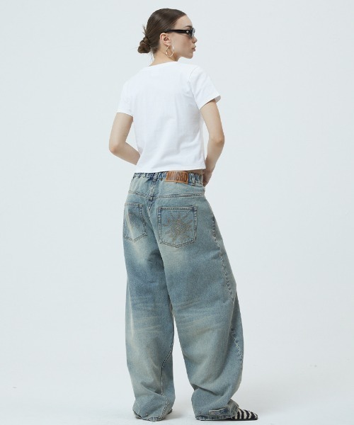 MAHAGRID(マハグリッド)の「『mahagrid/マハグリッド』UNLOCK CROP TEE/アンロック クロップ Tシャツ(Tシャツ/カットソー・レディース・ホワイト/ブラック・XS)」の4枚目の写真