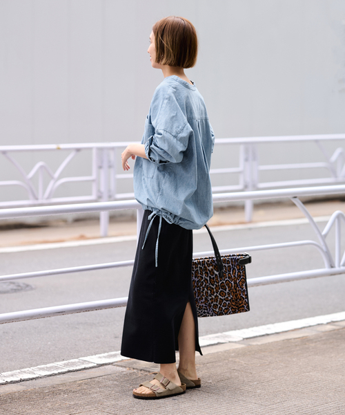 FRAMeWORK（フレームワーク）の「≪WEB限定 /追加≫ダンガリードロストシャツ 2（シャツ/ブラウス・レディース・サックスブルー・FREE）」の10枚目の写真