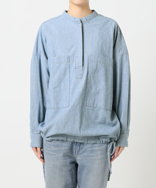 FRAMeWORK（フレームワーク）の「≪WEB限定 /追加≫ダンガリードロストシャツ 2（シャツ/ブラウス・レディース・サックスブルー・FREE）」の15枚目の写真