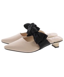 JELLY BEANS（ジェリービーンズ）の「【JB selection】ボリュームリボンミュールサンダル(210-62085)JELLY BEANS(ジェリービーンズ)（サンダル）」