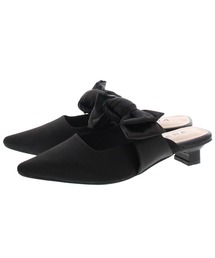 JELLY BEANS（ジェリービーンズ）の「【JB selection】ボリュームリボンミュールサンダル(210-62085)JELLY BEANS(ジェリービーンズ)（サンダル）」