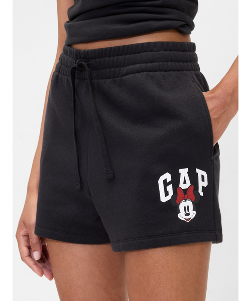 GAP(ギャップ)の「Gap × ディズニー ミニーマウス GAPロゴ ショートパンツ(その他パンツ・レディース・ベージュ/ピンク/ブラック・XS/S/M/L/XXS)」の2枚目の写真