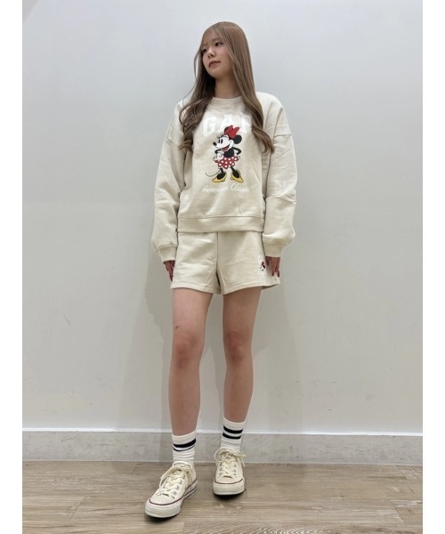 GAP(ギャップ)の「Gap × ディズニー ミニーマウス GAPロゴ ショートパンツ(その他パンツ・レディース・ベージュ/ピンク/ブラック・XS/S/M/L/XXS)」の12枚目の写真