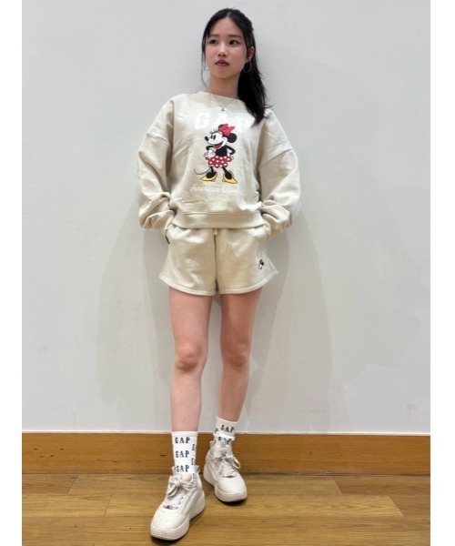 GAP(ギャップ)の「Gap × ディズニー ミニーマウス GAPロゴ ショートパンツ(その他パンツ・レディース・ベージュ/ピンク/ブラック・XS/S/M/L/XXS)」の11枚目の写真
