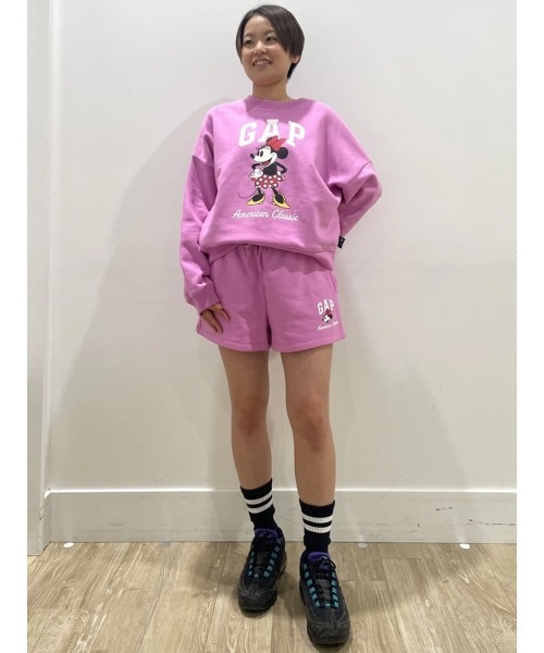 GAP(ギャップ)の「Gap × ディズニー ミニーマウス GAPロゴ ショートパンツ(その他パンツ・レディース・ベージュ/ピンク/ブラック・XS/S/M/L/XXS)」の8枚目の写真