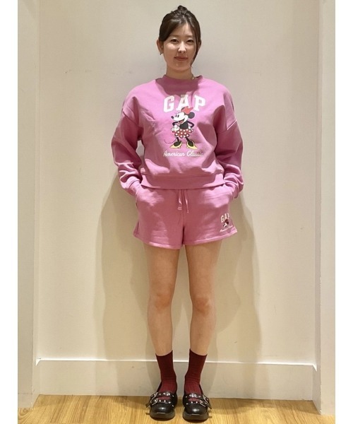 GAP(ギャップ)の「Gap × ディズニー ミニーマウス GAPロゴ ショートパンツ(その他パンツ・レディース・ベージュ/ピンク/ブラック・XS/S/M/L/XXS)」の7枚目の写真