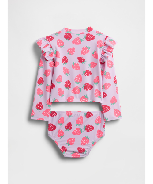 GAP(ギャップ)の「2ピースラッシュガード 水着 (幼児・ベビー)(ラッシュガード・キッズ・ラベンダー・90cm/100cm/105cm/110cm/95cm/80cm/70cm)」の2枚目の写真
