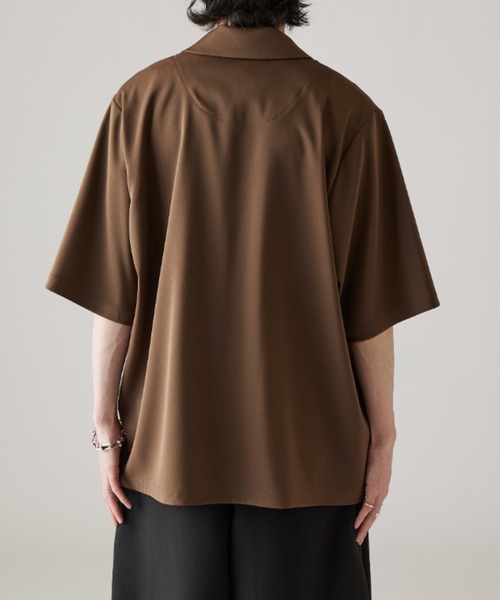 Lui's(ルイス)の「サテンLUXオーバーシャツジャケット(シャツ/ブラウス・メンズ・ブラウン/ブラック・S/M)」の15枚目の写真