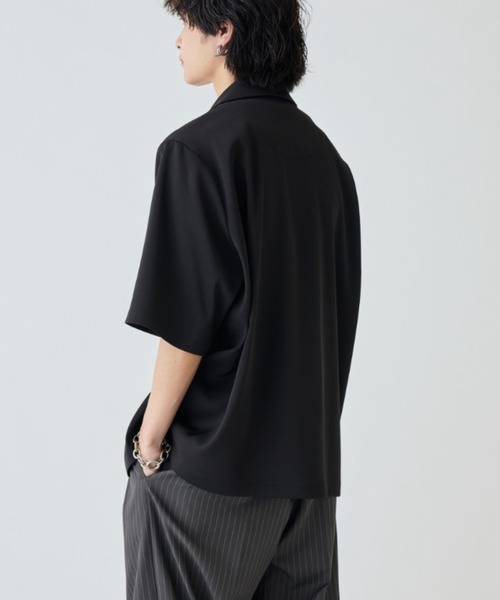 Lui's(ルイス)の「サテンLUXオーバーシャツジャケット(シャツ/ブラウス・メンズ・ブラウン/ブラック・S/M)」の16枚目の写真