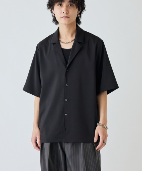 Lui's(ルイス)の「サテンLUXオーバーシャツジャケット(シャツ/ブラウス・メンズ・ブラウン/ブラック・S/M)」の13枚目の写真