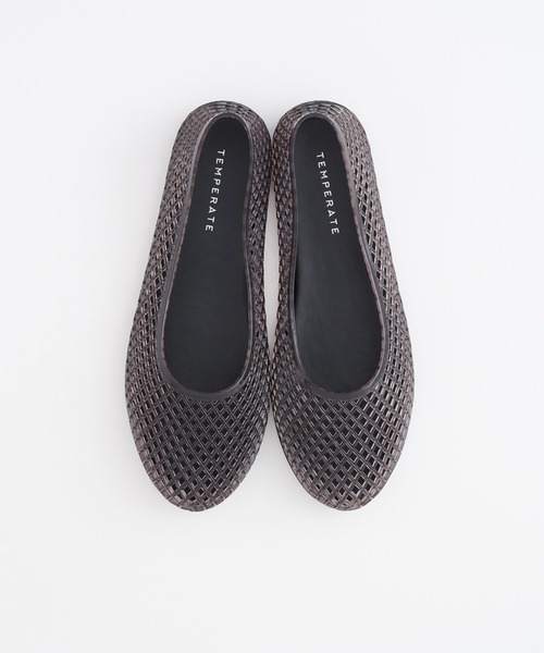 TEMPERATE(テンパレイト)の「TEMPERATE / テンパレイト HAMISH(レインシューズ・レディース・ワイン系/シルバー/ブラック・37/38/39/40/41)」の5枚目の写真