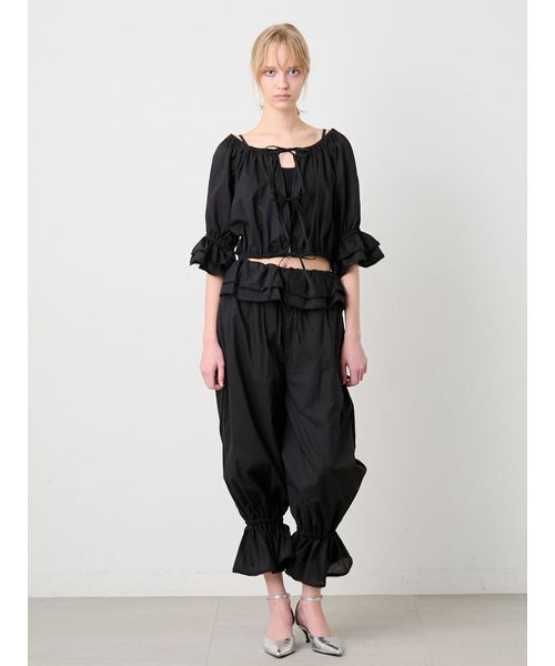 SORIN(ソリン )の「Frilled Bloomer Pants/フリルブルマーパンツ(その他パンツ・レディース・ブラック/ホワイト・36/38)」の21枚目の写真