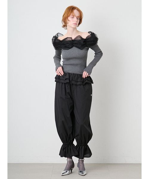 SORIN(ソリン )の「Frilled Bloomer Pants/フリルブルマーパンツ(その他パンツ・レディース・ブラック/ホワイト・36/38)」の17枚目の写真