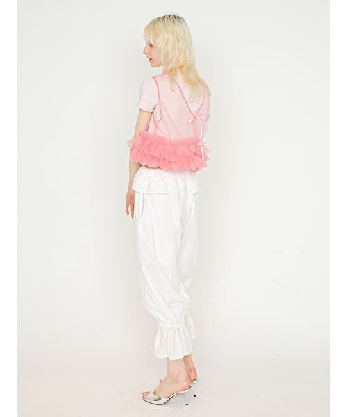 SORIN(ソリン )の「Frilled Bloomer Pants/フリルブルマーパンツ(その他パンツ・レディース・ブラック/ホワイト・36/38)」の4枚目の写真