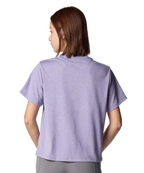 UNDER ARMOUR(アンダーアーマー)の「UAテック オーバーサイズ グラフィック Tシャツ(トレーニング/レディース)(Tシャツ/カットソー・レディース・パープル系・L/XL/M/S)」の2枚目の写真