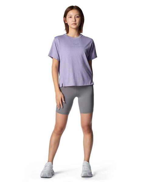 UNDER ARMOUR(アンダーアーマー)の「UAテック オーバーサイズ グラフィック Tシャツ(トレーニング/レディース)(Tシャツ/カットソー・レディース・パープル系・L/XL/M/S)」の3枚目の写真