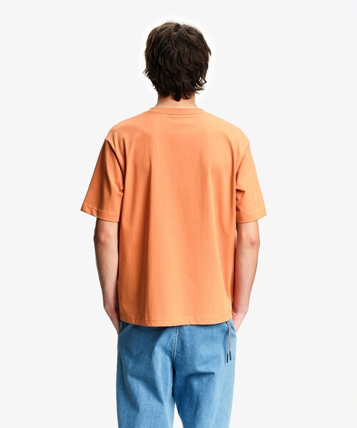 AIGLE(エーグル)の「吸水速乾 UVカットプリントロゴ 半袖Tシャツ(Tシャツ/カットソー・メンズ・モスグリーン/オレンジ/ホワイト/ブラック・XL/L/M/S)」の8枚目の写真