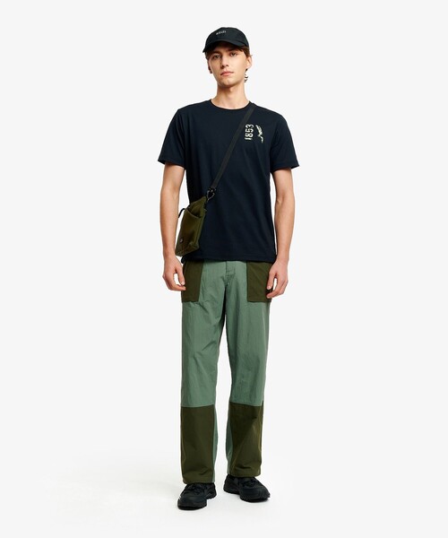 AIGLE(エーグル)の「吸水速乾 UVカットプリントロゴ 半袖Tシャツ(Tシャツ/カットソー・メンズ・モスグリーン/オレンジ/ホワイト/ブラック・XL/L/M/S)」の17枚目の写真