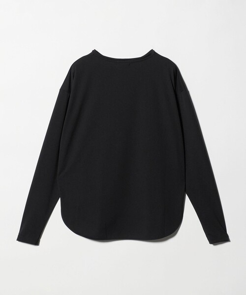 MARW UNITED ARROWS(マルゥ ユナイテッドアローズ)の「<MARW UNITED ARROWS>ラウンドヘム ロングスリーブ カットソー UVカット(Tシャツ/カットソー・レディース・ホワイト/ブラック・FREE)」の12枚目の写真