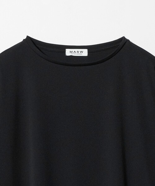 MARW UNITED ARROWS(マルゥ ユナイテッドアローズ)の「<MARW UNITED ARROWS>ラウンドヘム ロングスリーブ カットソー UVカット(Tシャツ/カットソー・レディース・ホワイト/ブラック・FREE)」の13枚目の写真